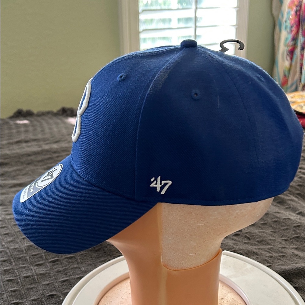 Brooklyn Dodgers 47 Brand Blue Adjustable Baseball Cap - Picture 7 of 11